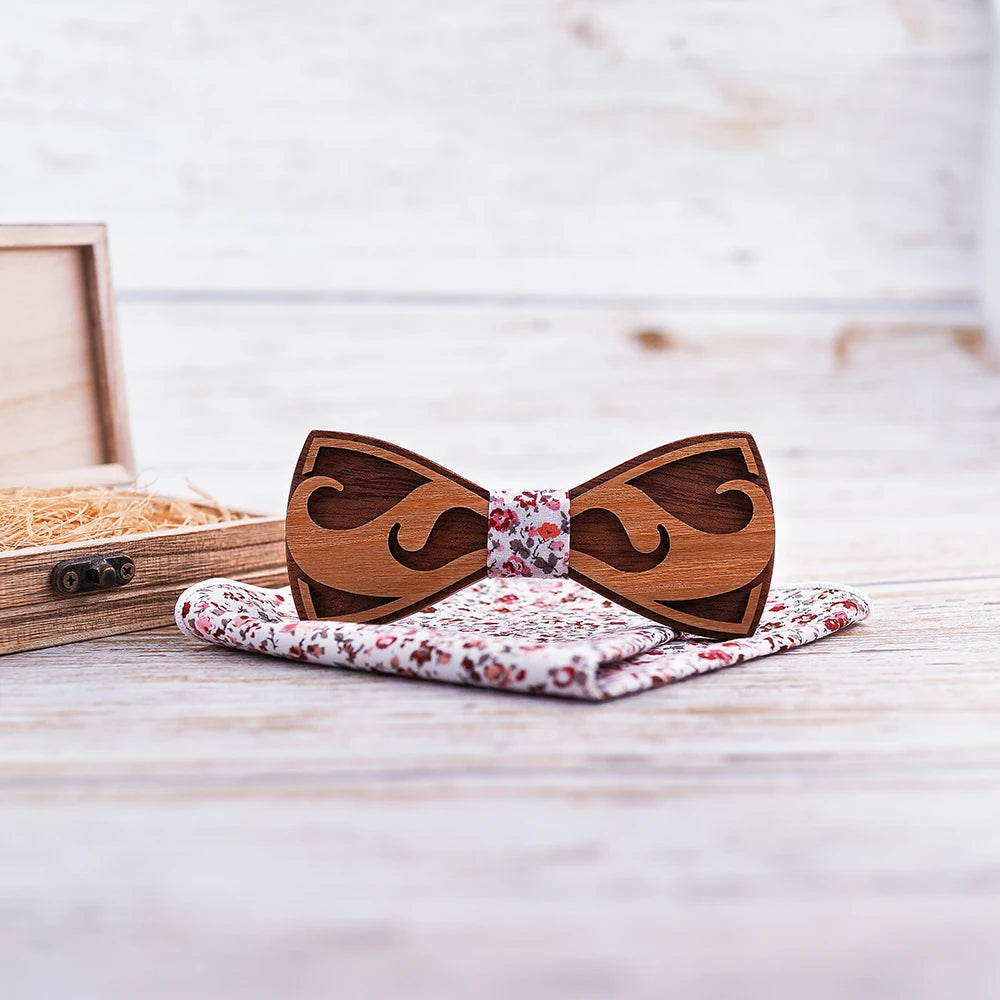 wooden bowtie for men