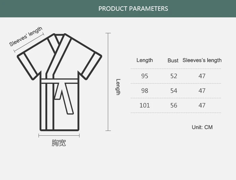 Men's Sleepwear Robe Night Clothes Silk Kimono Bathrobe Men