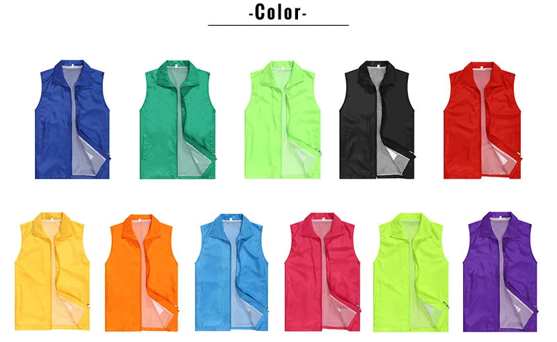 Men's Custom Made Design Vests Photo Print Logo Text