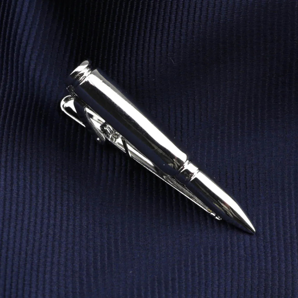 Men's  Daily Tie Clips Accessories Chrome Stainless Tool Glasses Pen