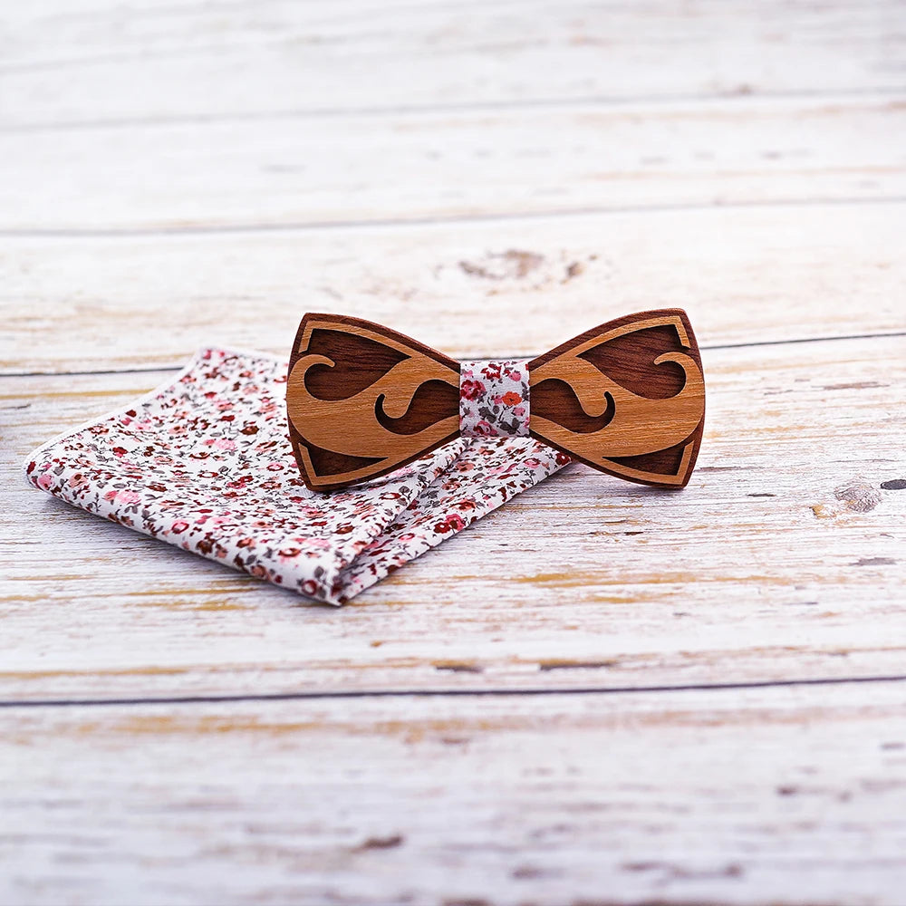wooden bowtie for men