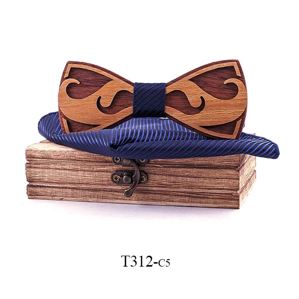 wooden bowtie for men