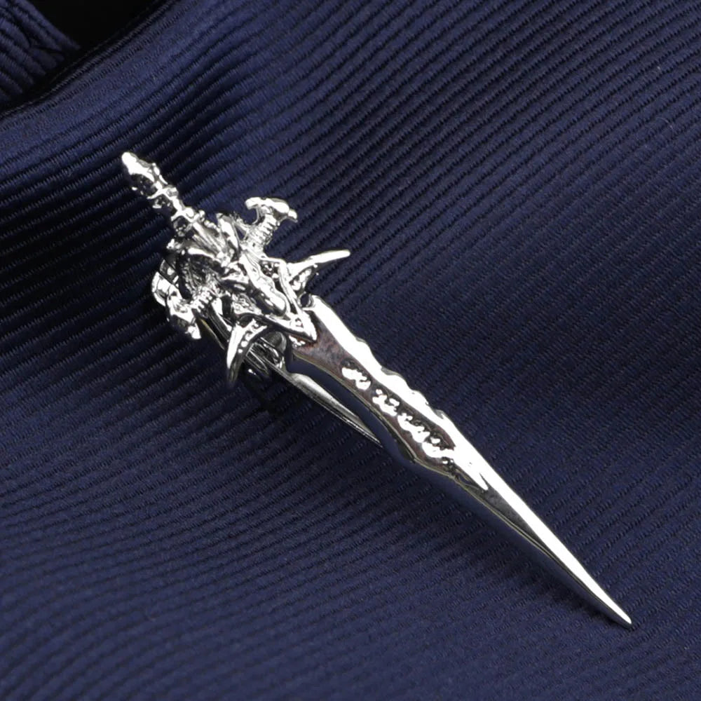 Men's  Daily Tie Clips Accessories Chrome Stainless Tool Glasses Pen