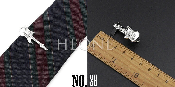 Men's  Daily Tie Clips Accessories Chrome Stainless Tool Glasses Pen