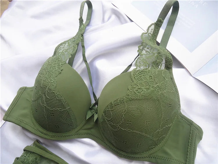 Sexy  Lace Push Up Bralette Section