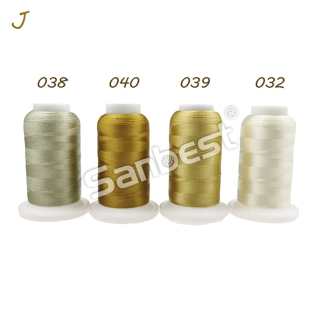 Sanbest Polyester Embroidery Thread High Strength 120D/2 1000m