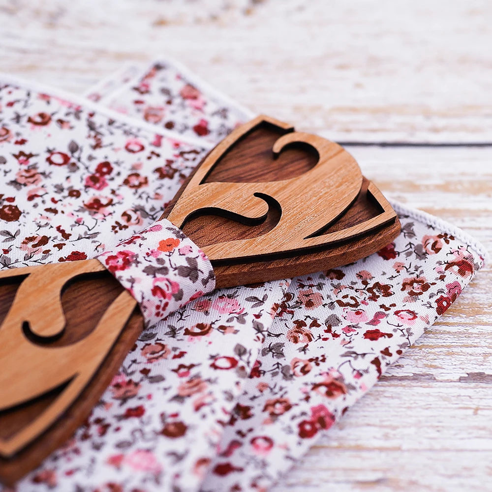 wooden bowtie for men