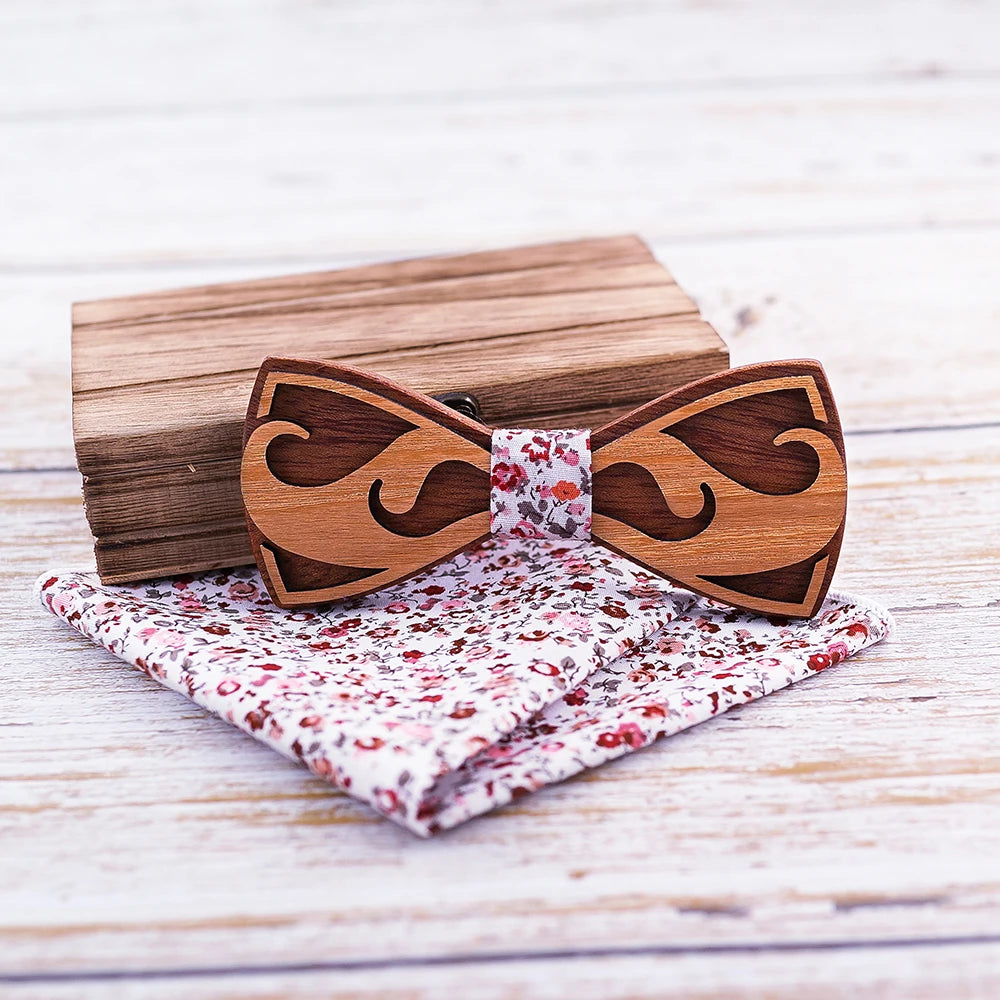 wooden bowtie for men