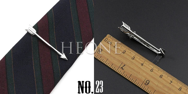 Men's  Daily Tie Clips Accessories Chrome Stainless Tool Glasses Pen