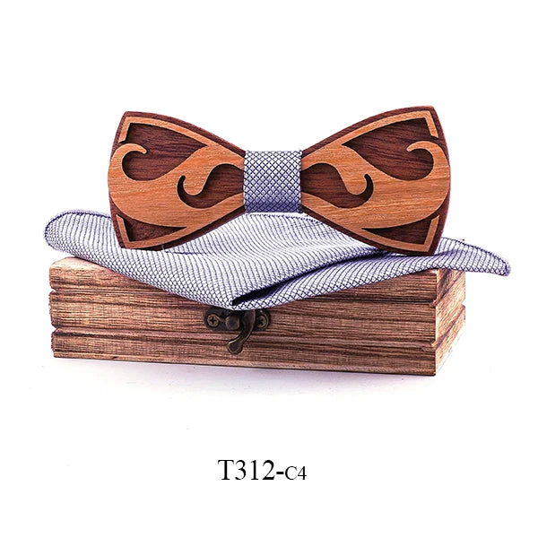 wooden bowtie for men