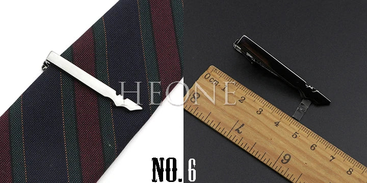 Men's  Daily Tie Clips Accessories Chrome Stainless Tool Glasses Pen