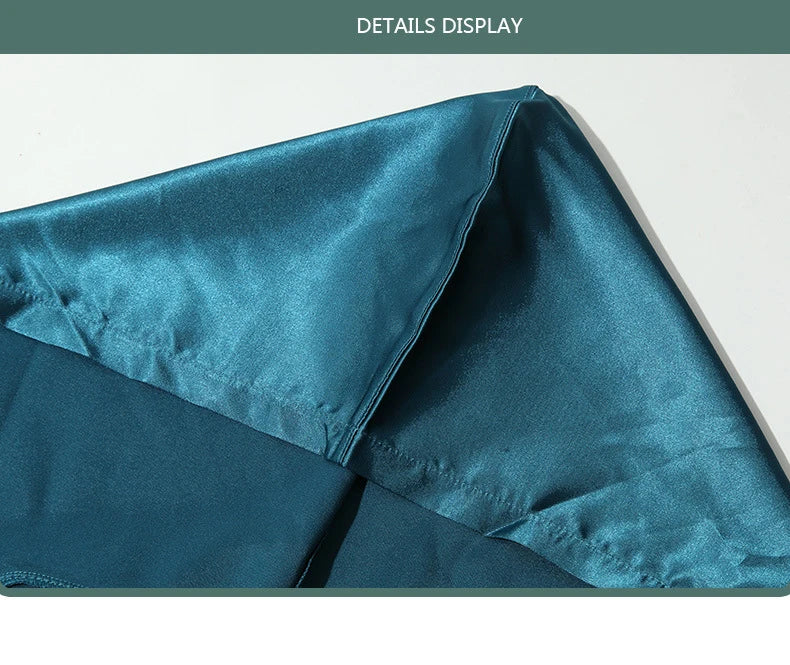 Men's Sleepwear Robe Night Clothes Silk Kimono Bathrobe Men