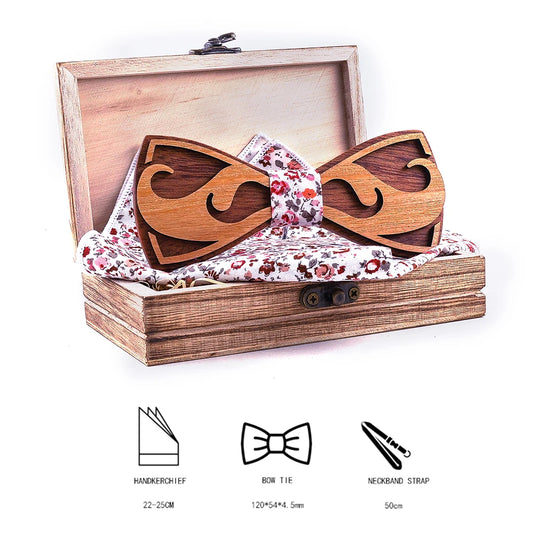 wooden bowtie for men