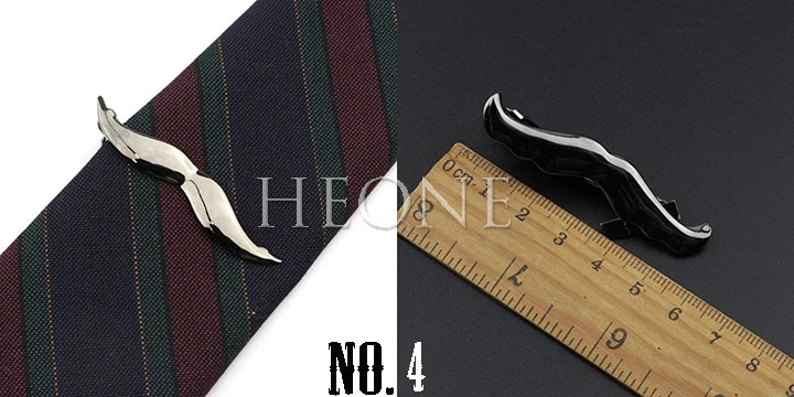 Men's  Daily Tie Clips Accessories Chrome Stainless Tool Glasses Pen