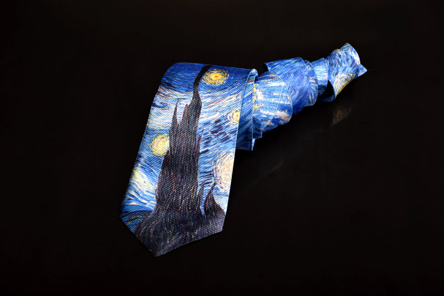 3D Printed 8cm Wide Men's Tie Van Gogh Oil Painting