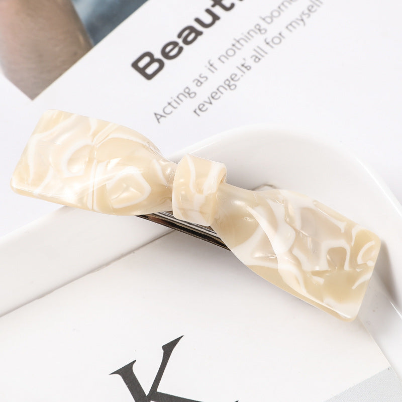 Fashion Hair Clips for Women Acetate Hair Clip Elegant Colorful Bow