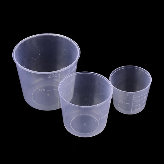 3PCS/Set 200ml 100ml 50ml Measuring Cup Beakers Kitchen Tools