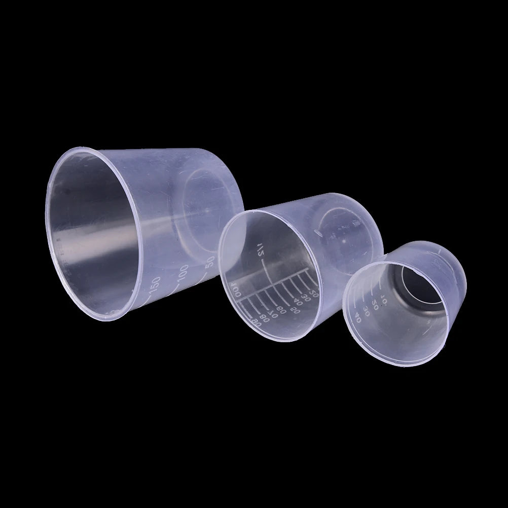 3PCS/Set 200ml 100ml 50ml Measuring Cup Beakers Kitchen Tools
