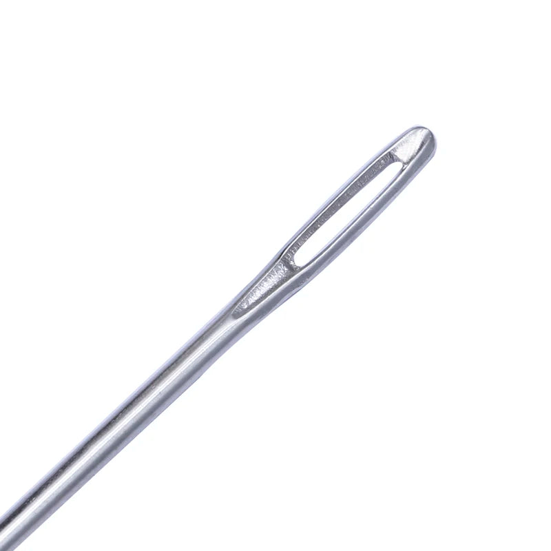 20/100PCS Large-Eye Blunt Point Tapestry Needles Hand Sewing Round Embroidery Silvery Needle DIY Apparel Sewing