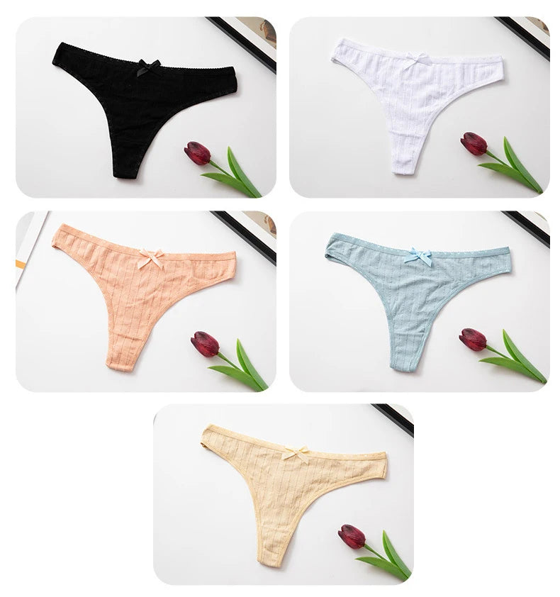 Soft Breathable T-back Women's Panties