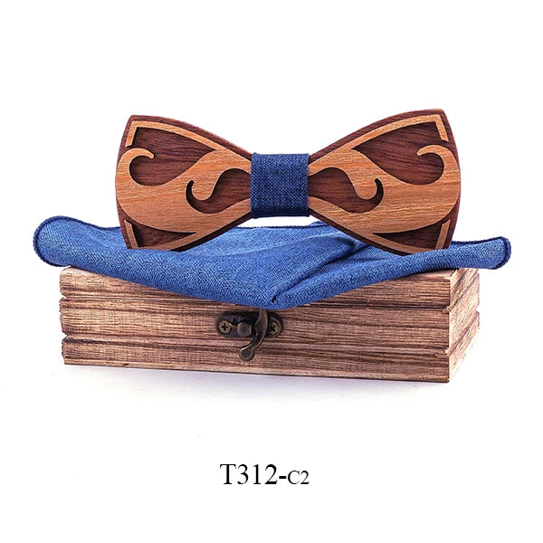 wooden bowtie for men