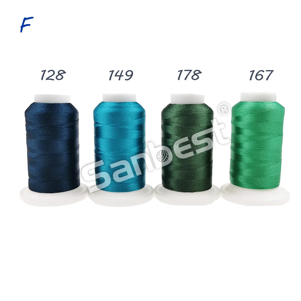 Sanbest Polyester Embroidery Thread High Strength 120D/2 1000m