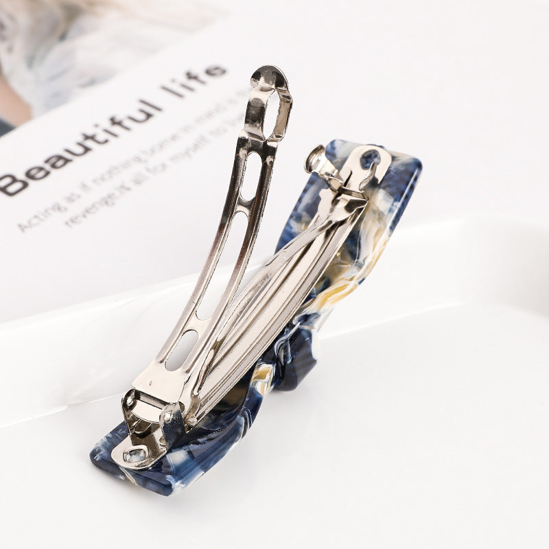 Fashion Hair Clips for Women Acetate Hair Clip Elegant Colorful Bow