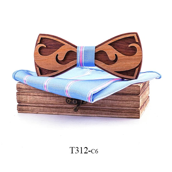 wooden bowtie for men