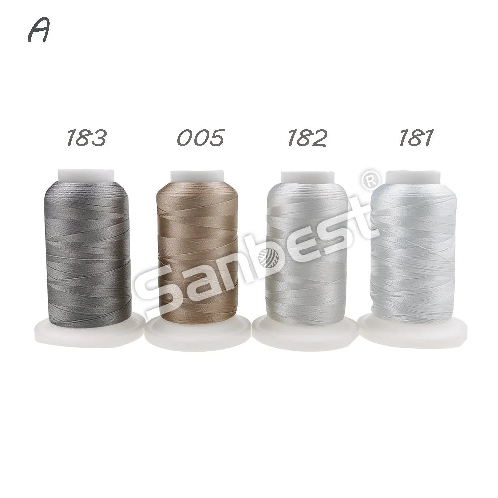 Sanbest Polyester Embroidery Thread High Strength 120D/2 1000m