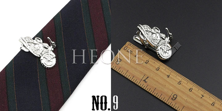 Men's  Daily Tie Clips Accessories Chrome Stainless Tool Glasses Pen