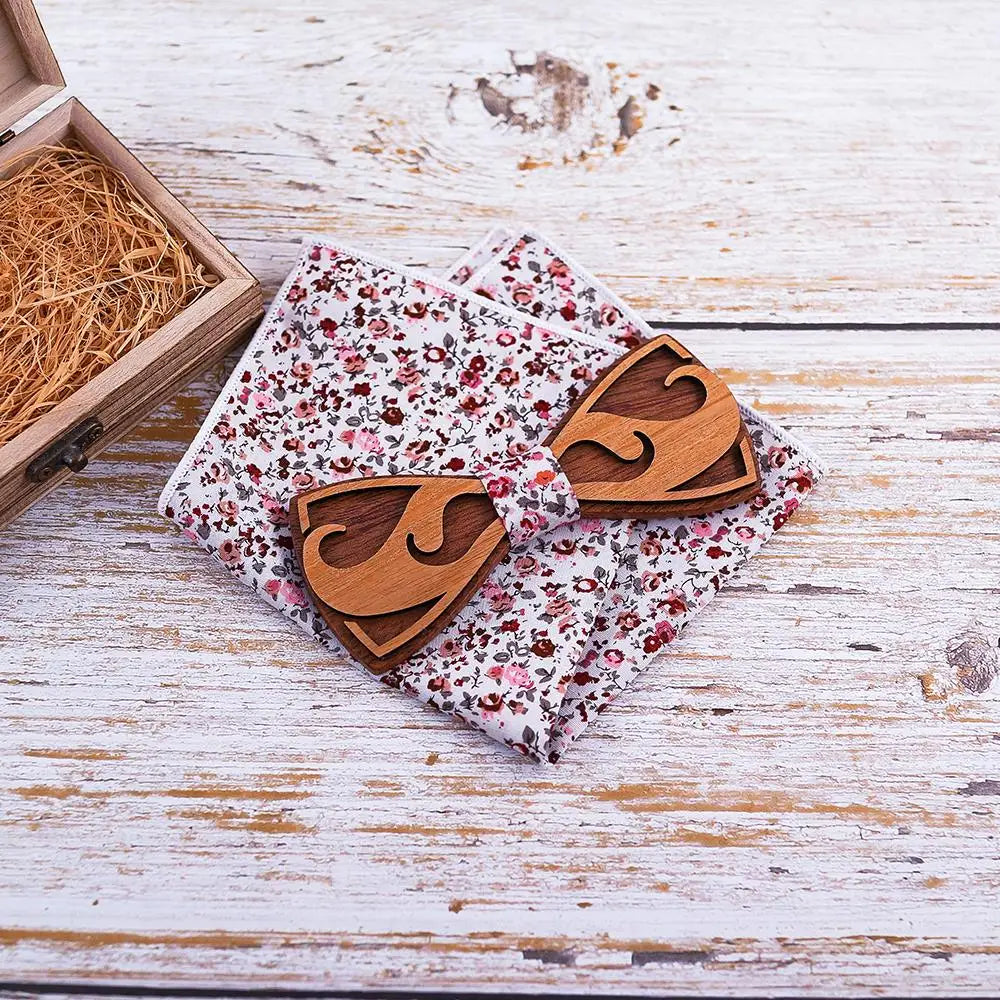 wooden bowtie for men