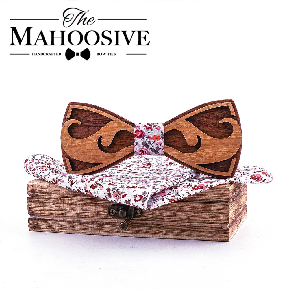 wooden bowtie for men