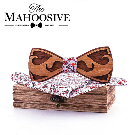 wooden bowtie for men