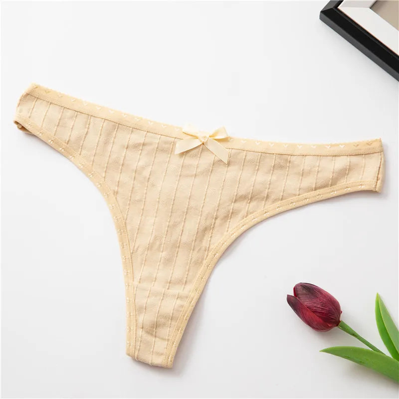 Soft Breathable T-back Women's Panties