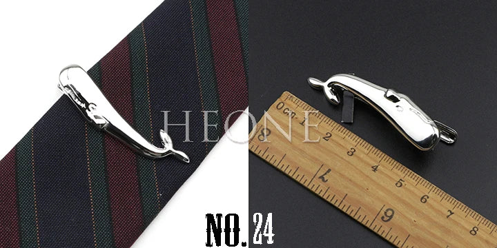Men's  Daily Tie Clips Accessories Chrome Stainless Tool Glasses Pen