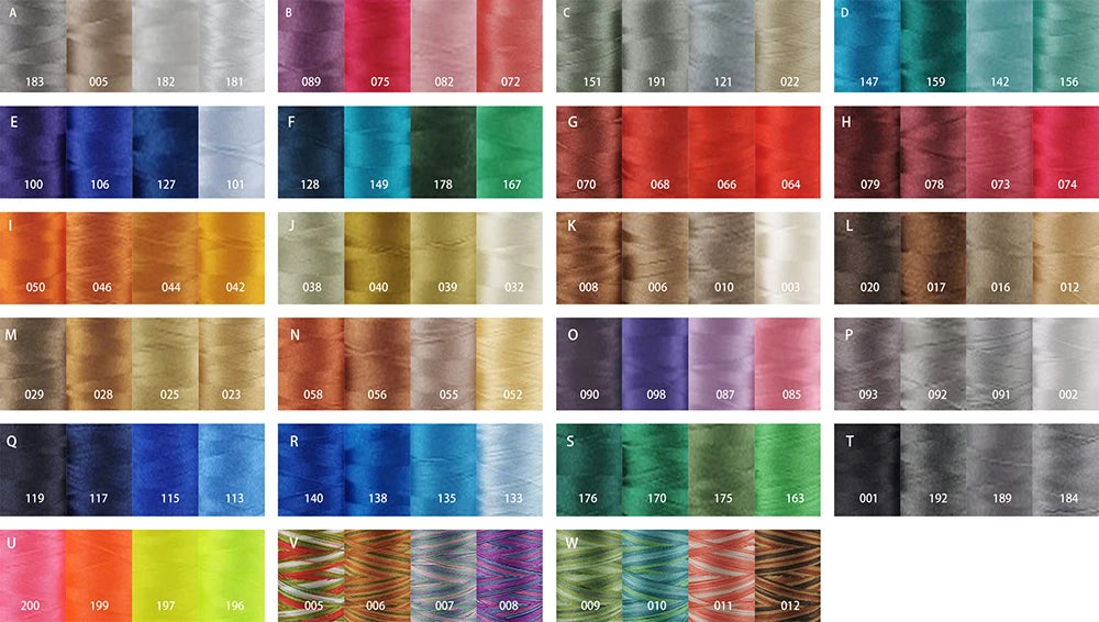 Sanbest Polyester Embroidery Thread High Strength 120D/2 1000m