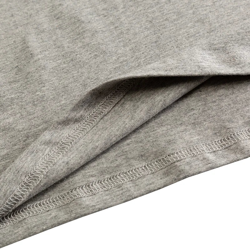 Casual Loose Short Sleeve Split Out Black Female Sexy Long Dress