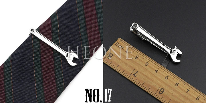 Men's  Daily Tie Clips Accessories Chrome Stainless Tool Glasses Pen