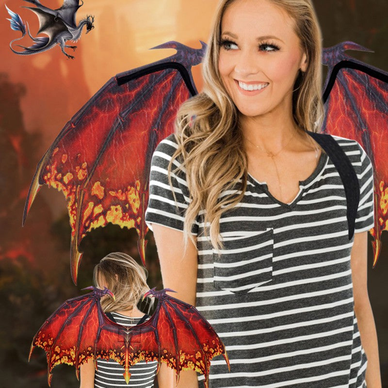 Dragon Wing Adult Boy and Girl Kids Halloween Decoration Carnival Party Animal Costumes Masquerade Cosplay Dragon Wing Props