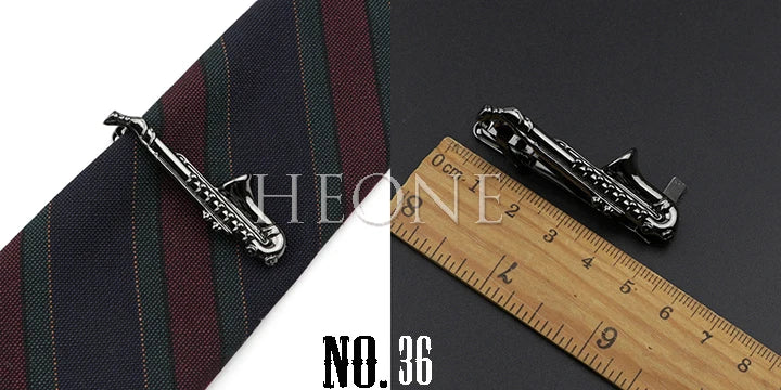 Men's  Daily Tie Clips Accessories Chrome Stainless Tool Glasses Pen