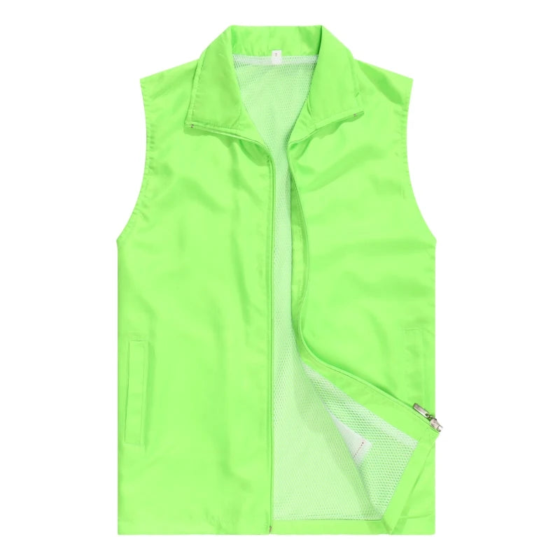 Men's Custom Made Design Vests Photo Print Logo Text