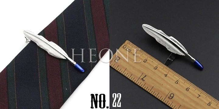 Men's  Daily Tie Clips Accessories Chrome Stainless Tool Glasses Pen