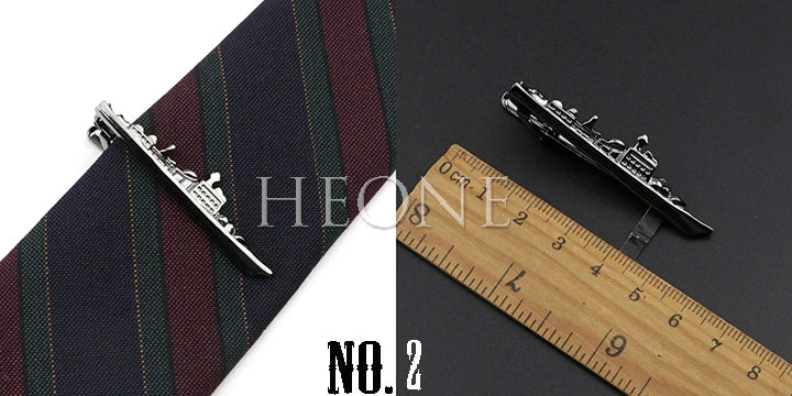 Men's  Daily Tie Clips Accessories Chrome Stainless Tool Glasses Pen