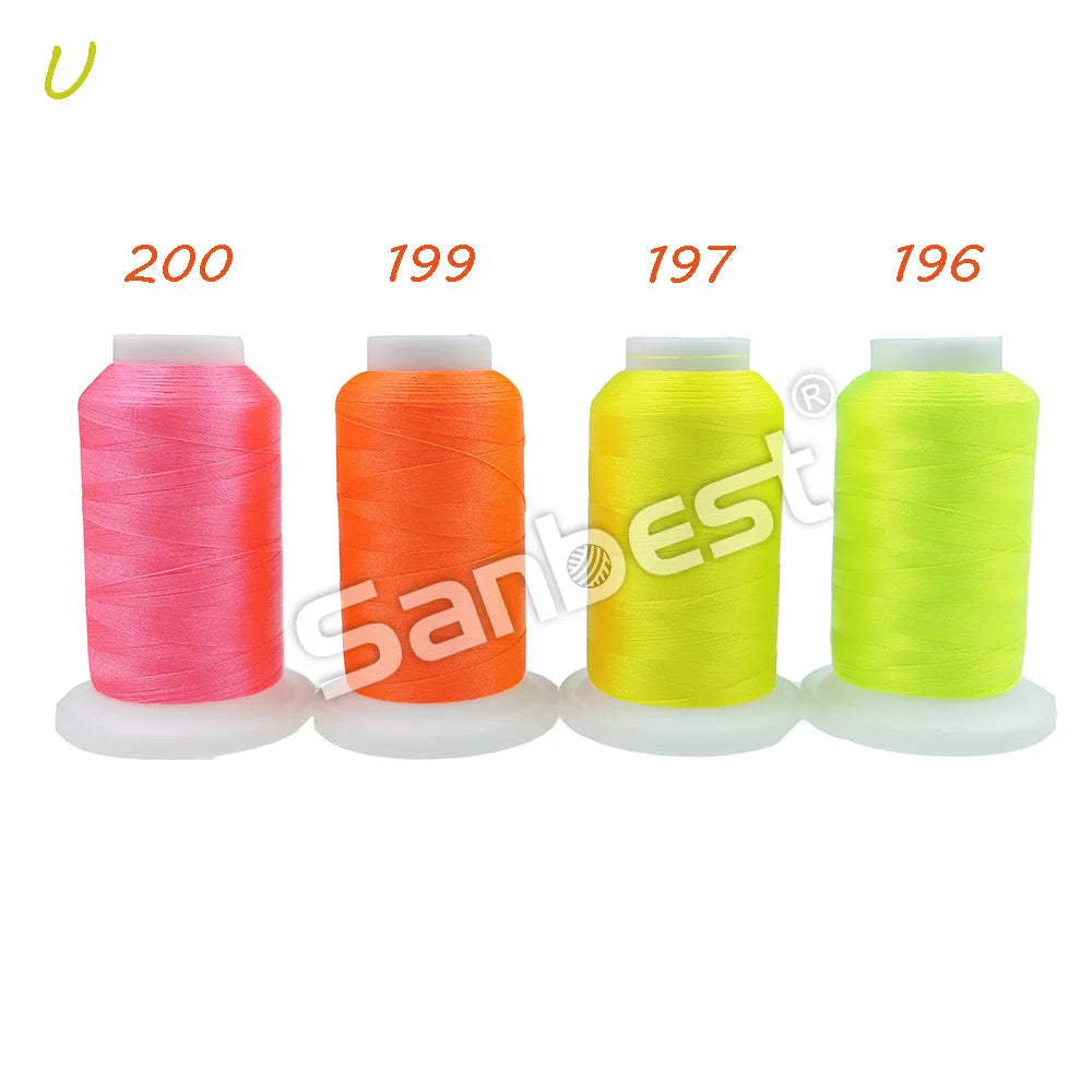 Sanbest Polyester Embroidery Thread High Strength 120D/2 1000m
