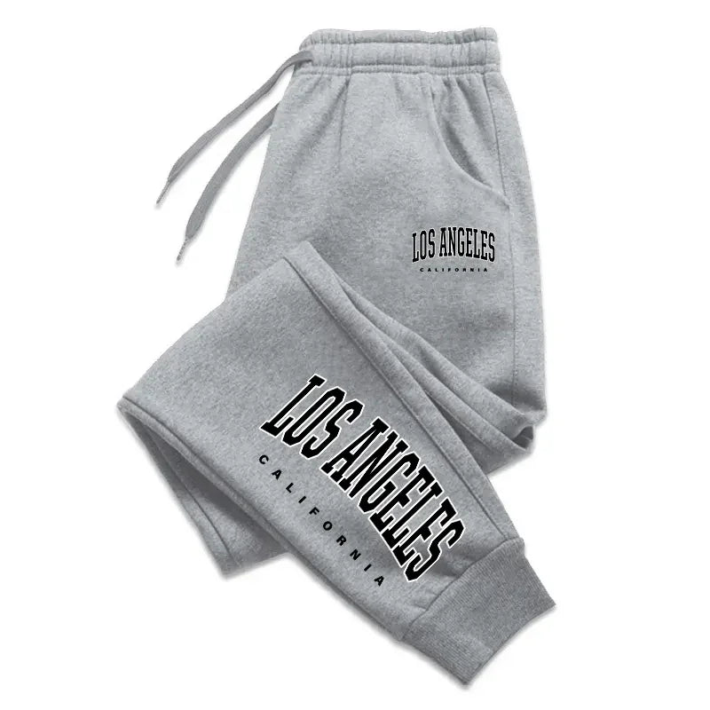 Los Angeles Womens Mens Sweatpants Elastic waist