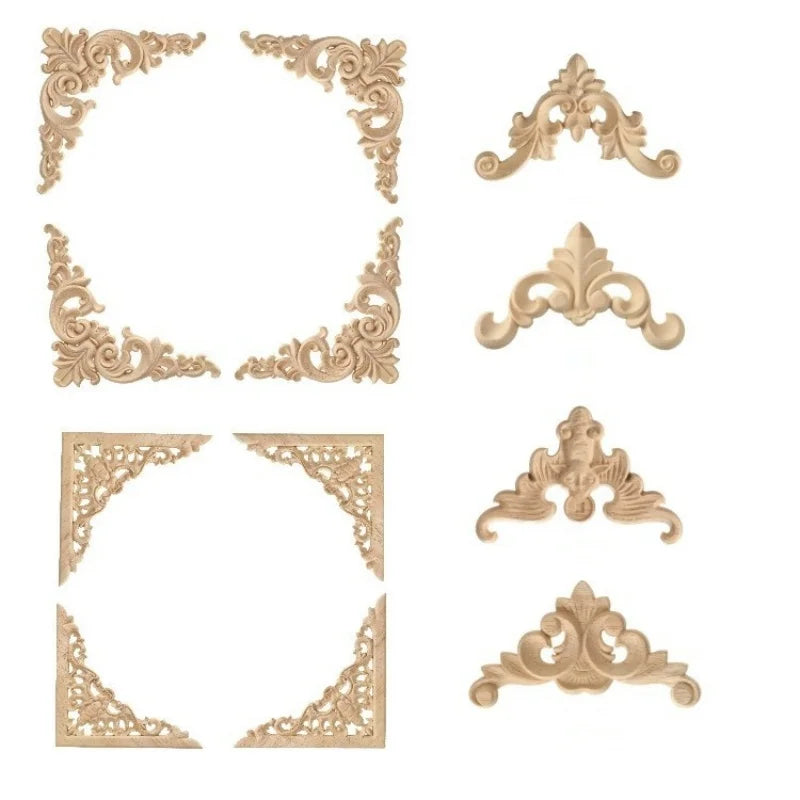 Decorative Wood Appliques and Onlays Natural