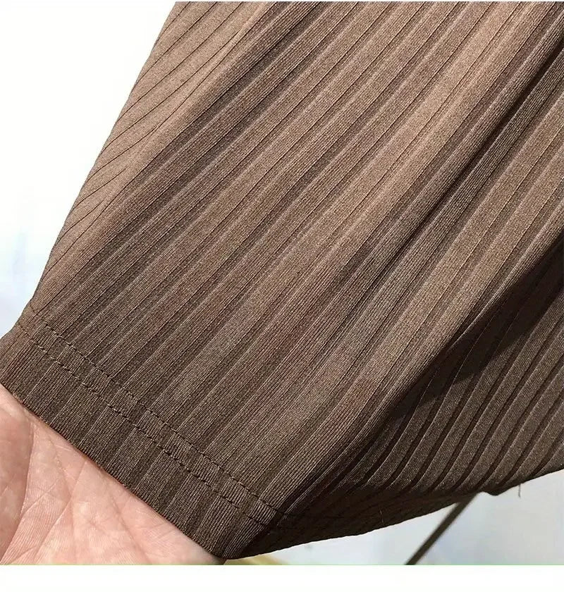 Men's Clothing  Silk Quick Dry Short Sleeve T-Shirt