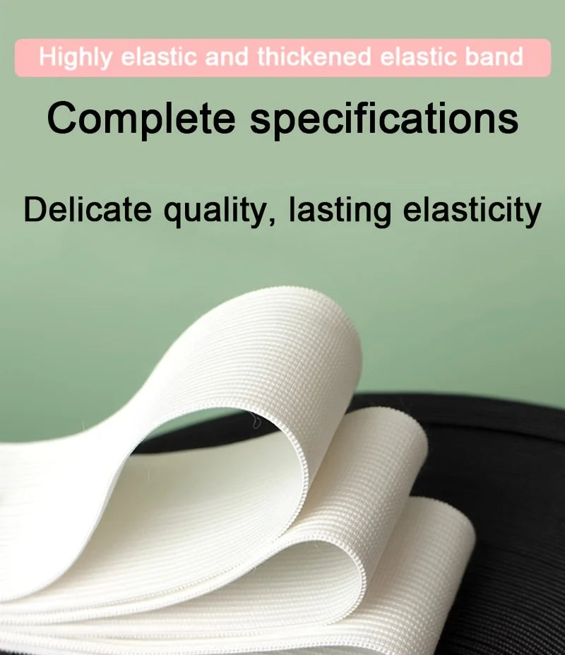 10m Sewing Elastic Band or Rubber Band for Clothes Stitching Accessories