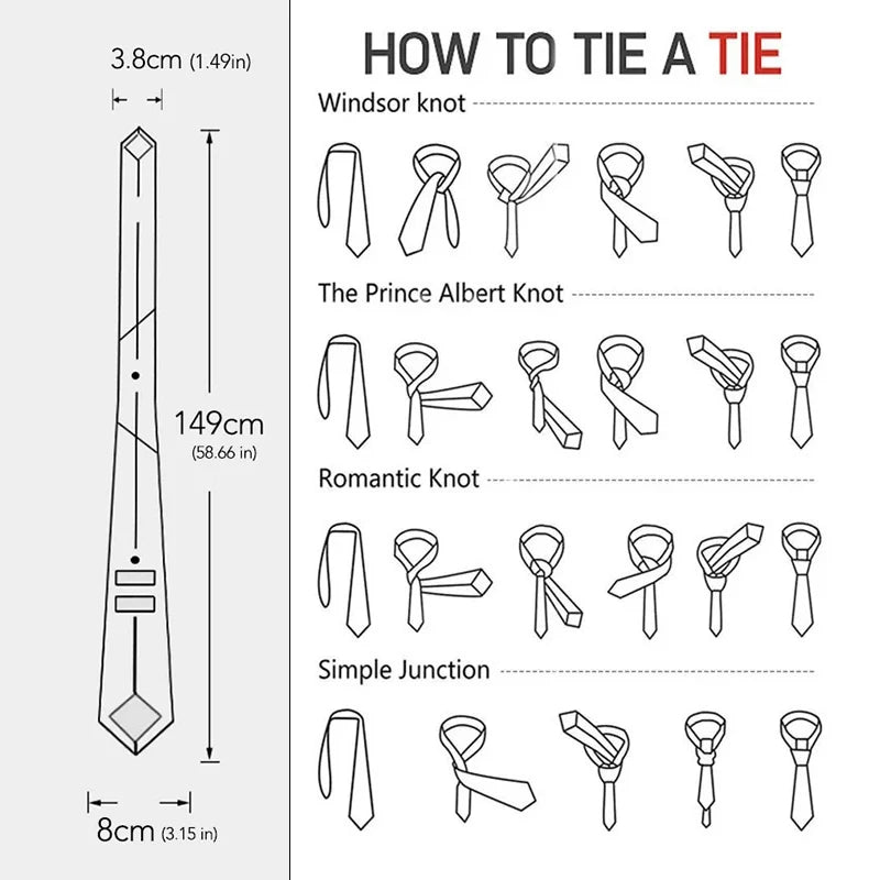 Anime cartoon printing men's tie unisex casual creative tie