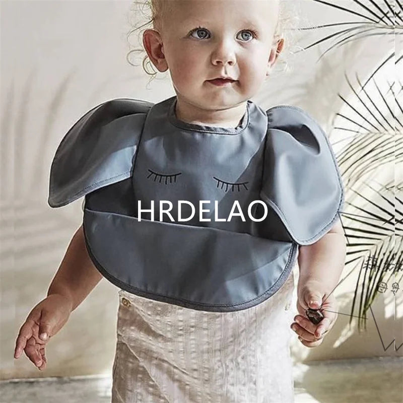 Baby Bibs INS Nordic Style Angel Feed Pocket Burp